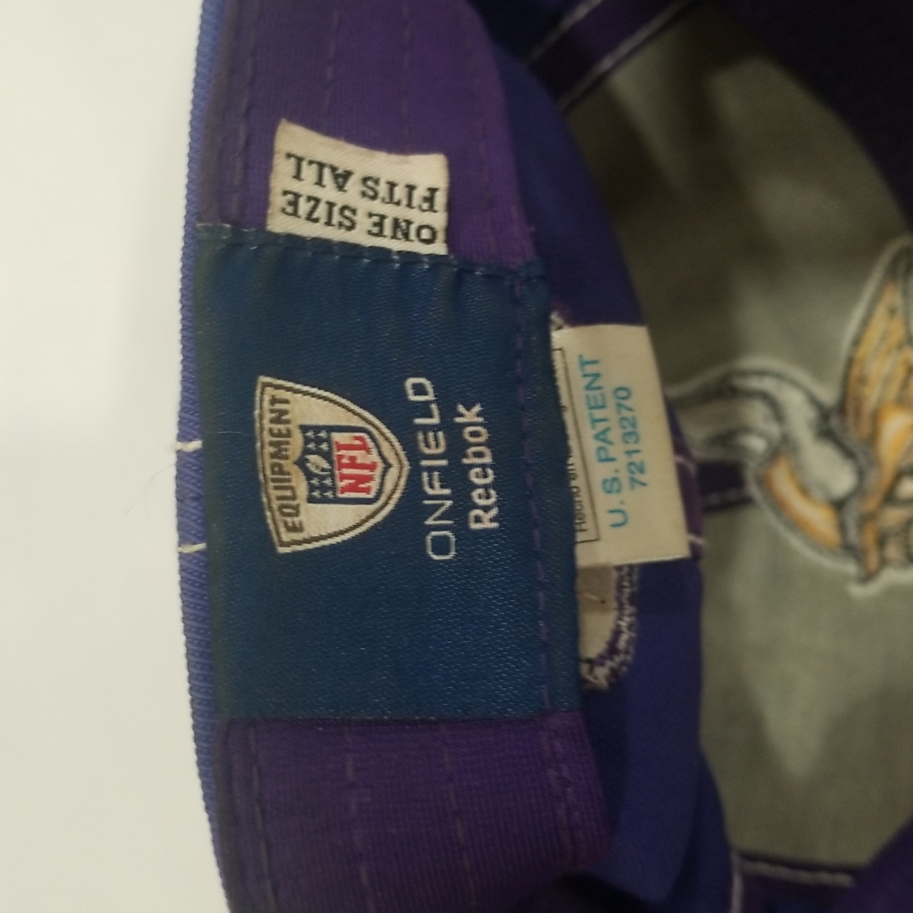 Hat, Reebok, Minnesota Vikings, fitted, on-field - Picture 5 of 8